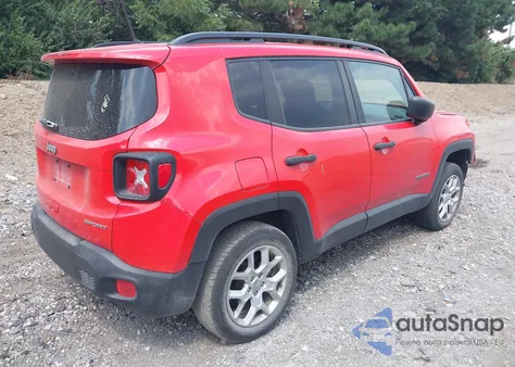 2018 Jeep Renegade Sport 4X4 из США, поврежденный, VIN ZACCJBAB8JPJ16951